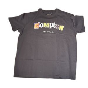 NWT Upscale Compton T-Shirt Men’s XL Black Los Angeles Graphic Streetwear